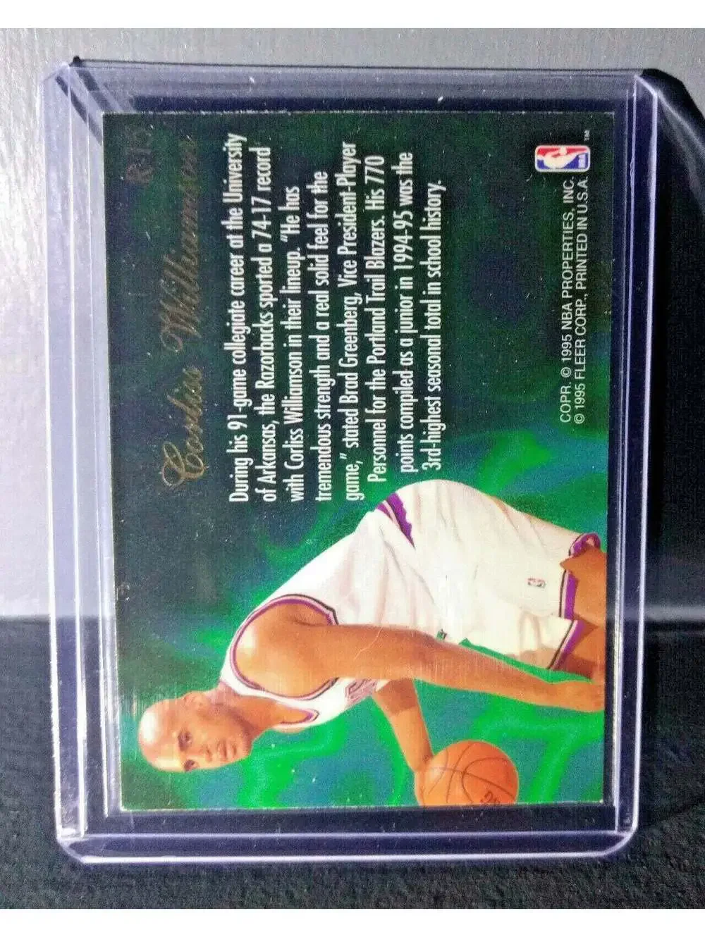 1995-96 Corliss Williamson Flair Class of '95 #R-15 Basketball Card
